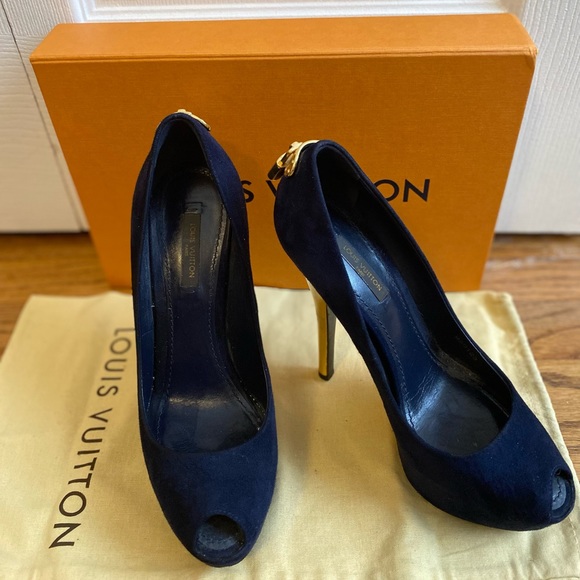 Louis Vuitton | lock platform peep toe - Picture 5 of 5